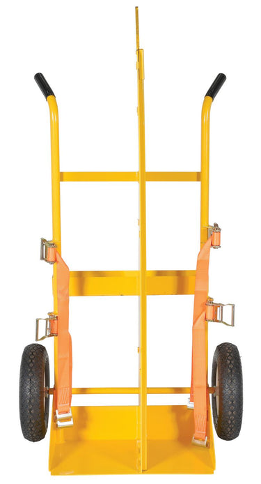 Fire Protection Welding Cylinder Torch Cart w/ Pneumatic Wheels & Overhead Eye Lift